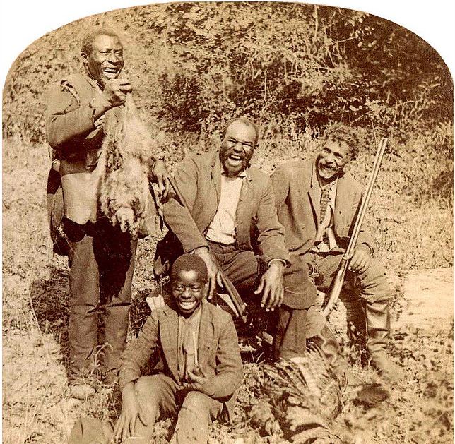 Happy Hunting Party somewhere in New England 1870-1890