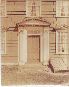 Royall House, front door, west facade