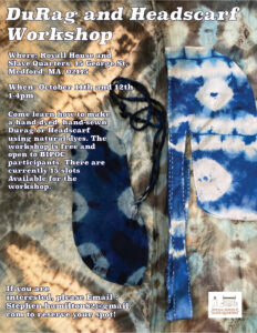 poster for durag workshop